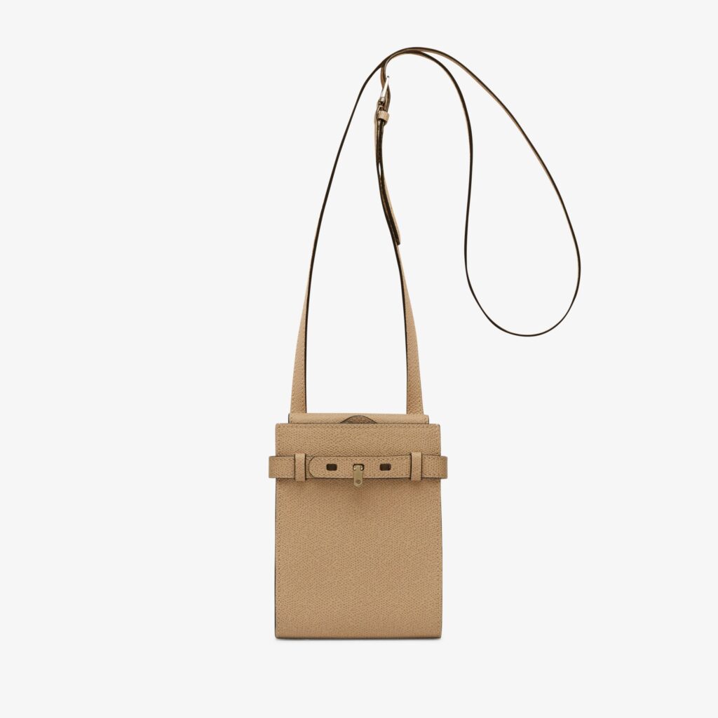 Valextra - Brera B Slim Crossbody Bag - Beige Cachemire