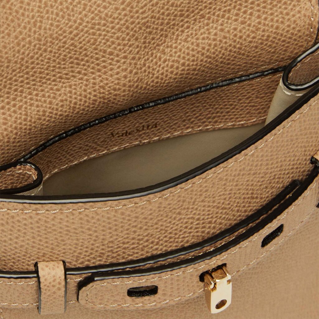 Valextra - Brera B Slim Crossbody Bag - Beige Cachemire
