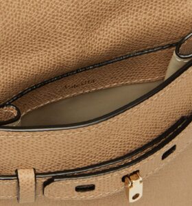 Valextra - Brera B Slim Crossbody Bag - Beige Cachemire - Image 3