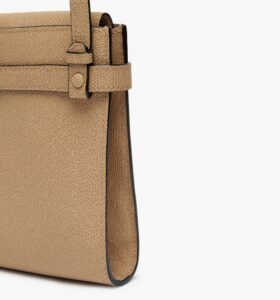 Valextra - Brera B Slim Crossbody Bag - Beige Cachemire - Image 4