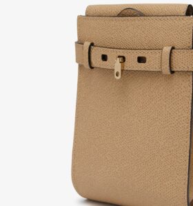 Valextra - Brera B Slim Crossbody Bag - Beige Cachemire - Image 5
