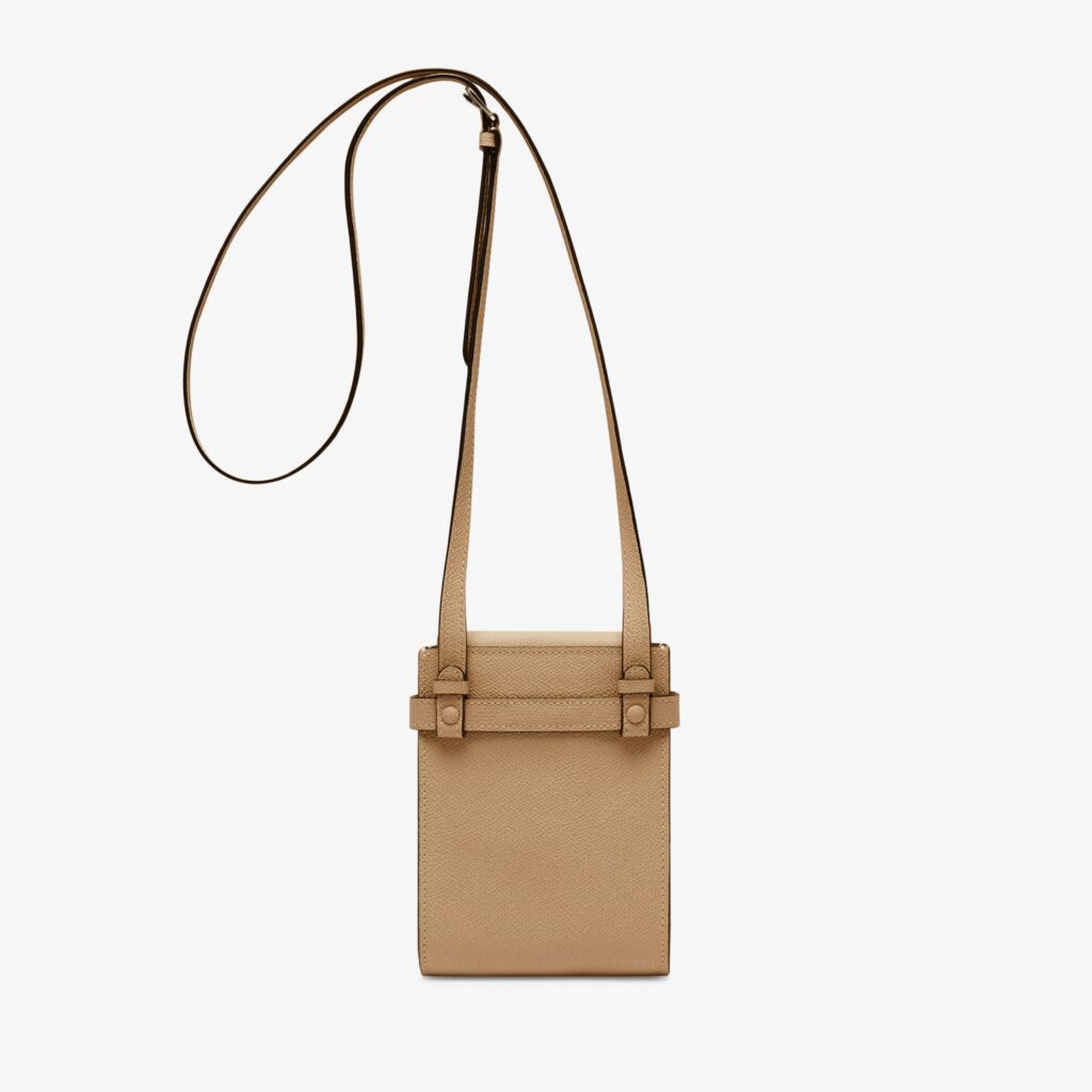 Valextra - Brera B Slim Crossbody Bag - Beige Cachemire