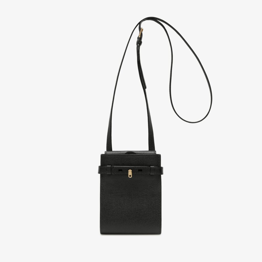Valextra - Brera B Slim Crossbody Bag - Black