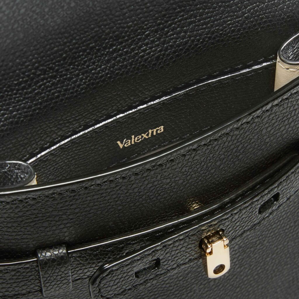 Valextra - Brera B Slim Crossbody Bag - Black