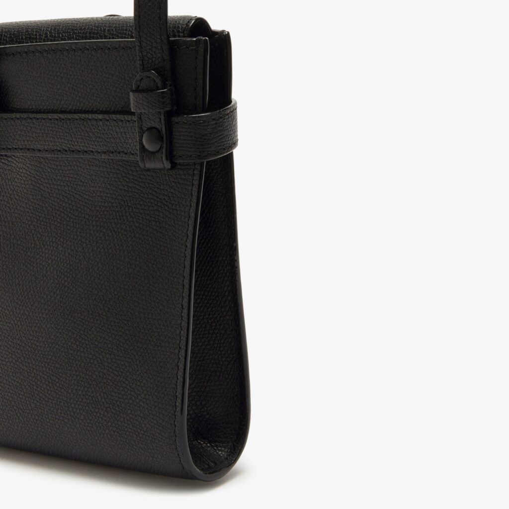 Valextra - Brera B Slim Crossbody Bag - Black