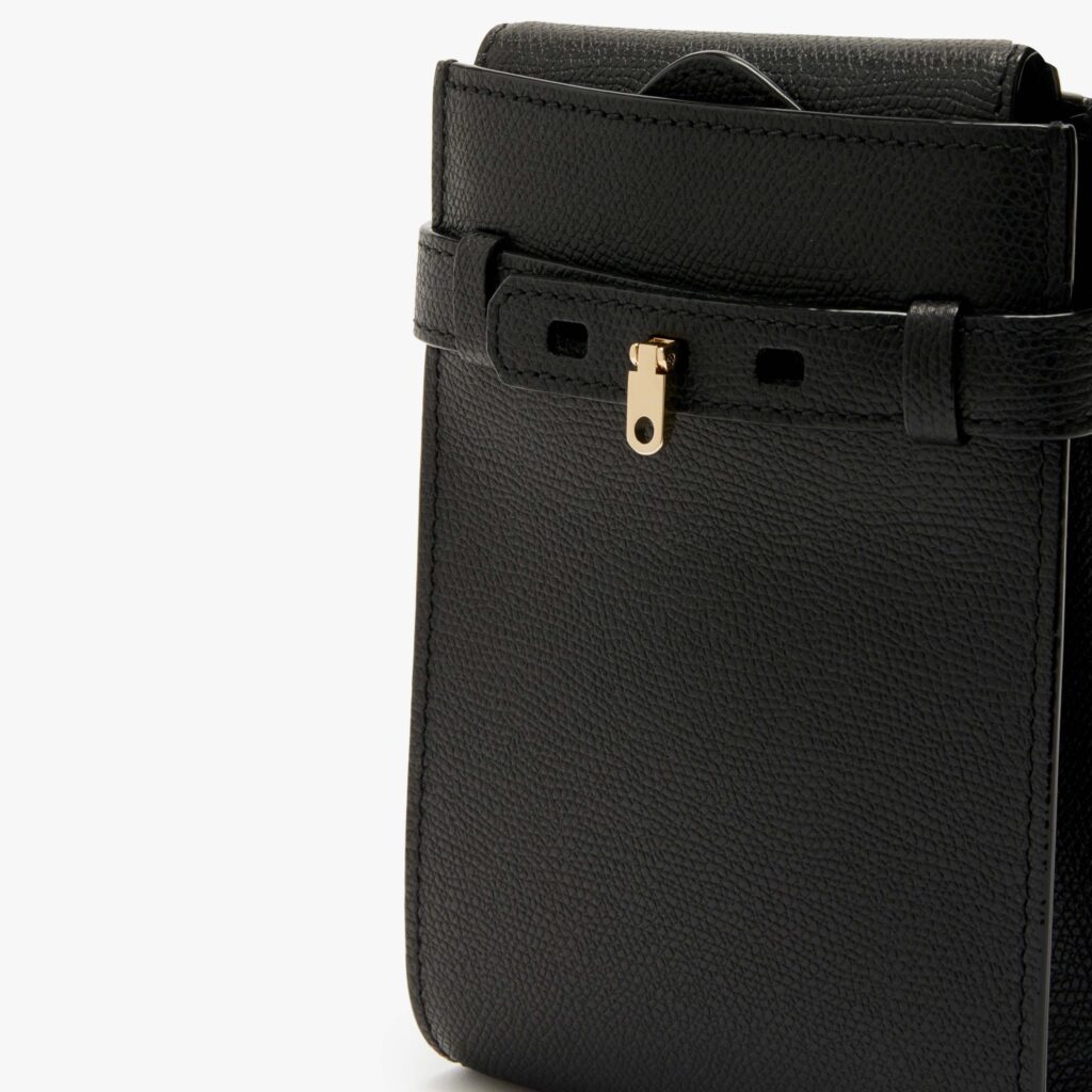 Valextra - Brera B Slim Crossbody Bag - Black