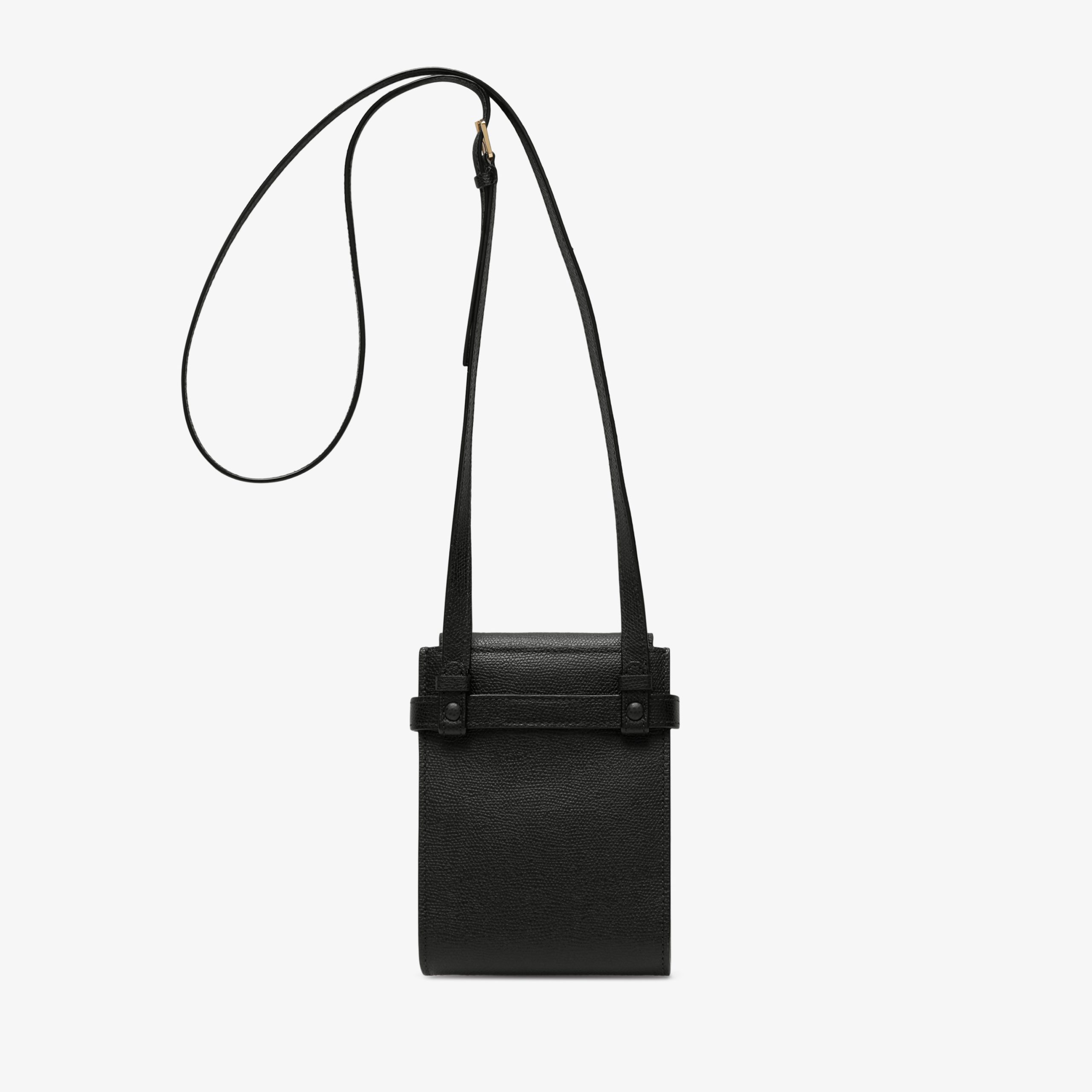 Valextra - Brera B Slim Crossbody Bag - Black - Image 6
