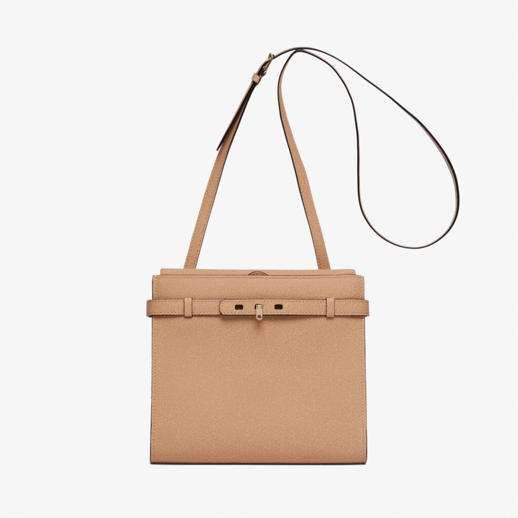 Valextra - Brera B Crossbody Bag - Cachemire Beige