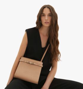 Valextra - Brera B Crossbody Bag - Cachemire Beige - Image 7