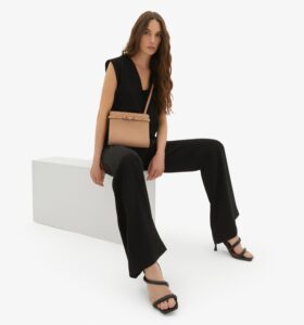 Valextra - Brera B Crossbody Bag - Cachemire Beige - Image 8
