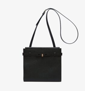 Valextra - Brera B Crossbody Bag - Black - Image 1