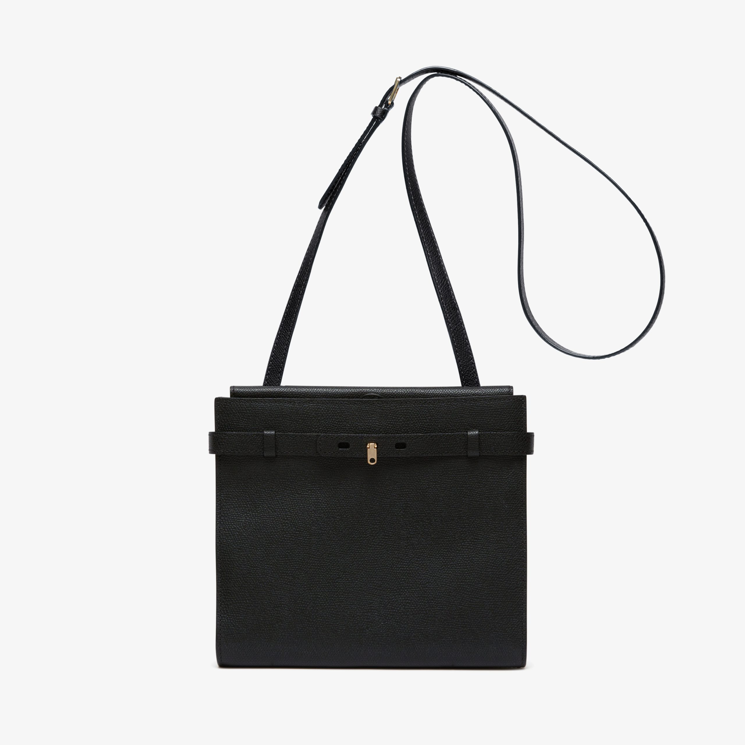 Valextra - Brera B Crossbody Bag - Black - Image 1