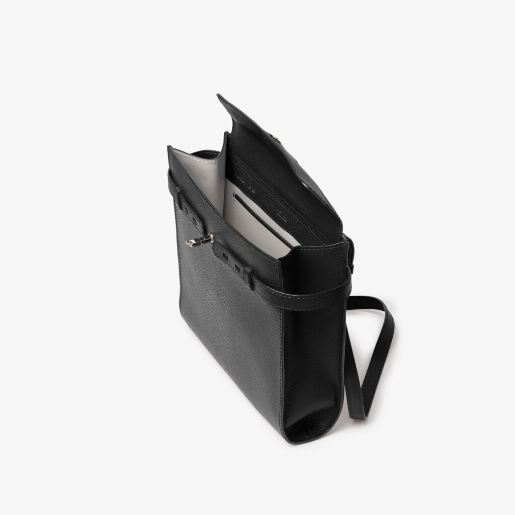 Valextra - Brera B Crossbody Bag - Black
