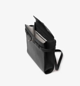 Valextra - Brera B Crossbody Bag - Black - Image 6