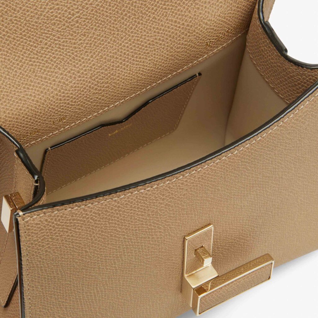 Valextra - Iside Micro Beige Chachemire