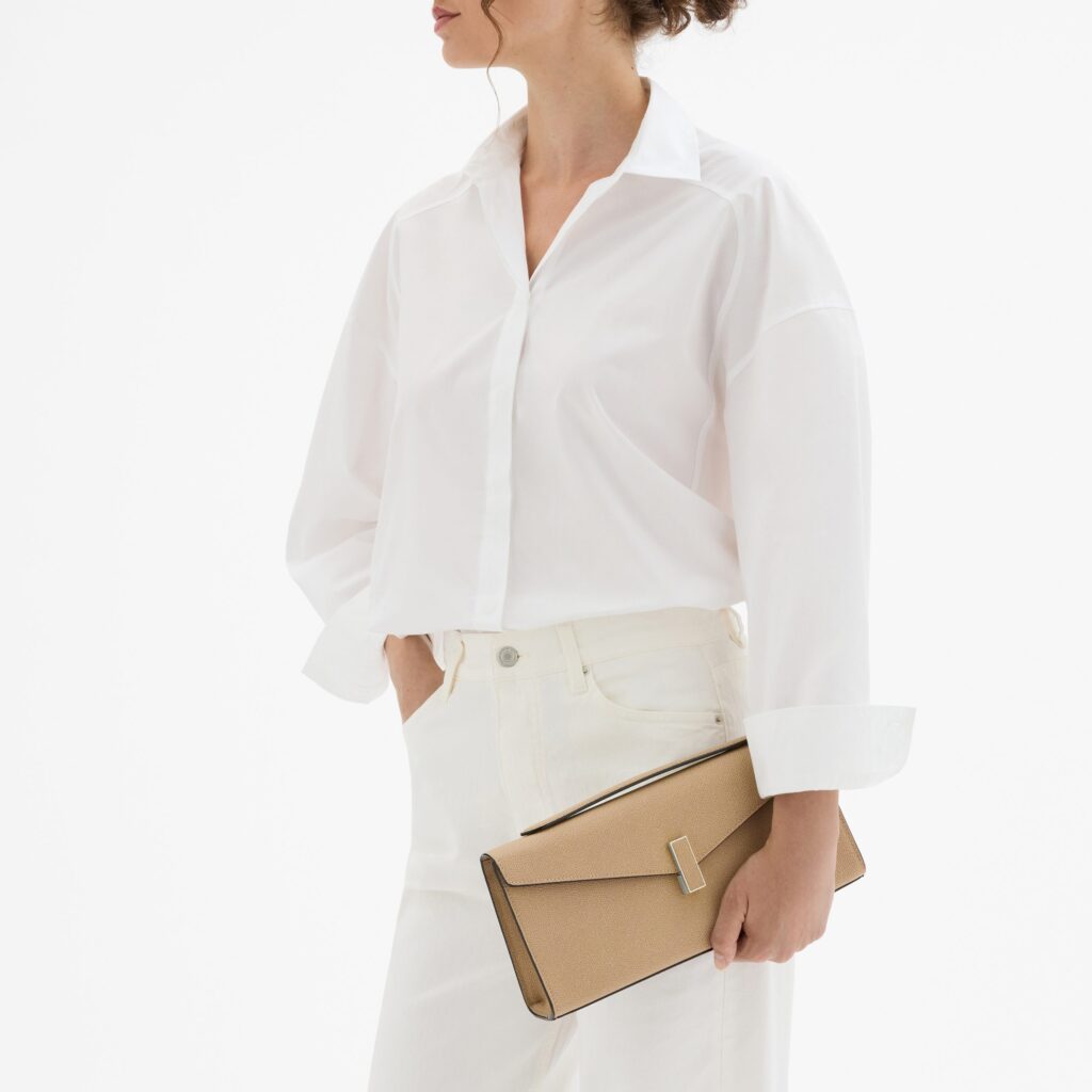 Valextra - Iside Clutch - Beige Chachemire