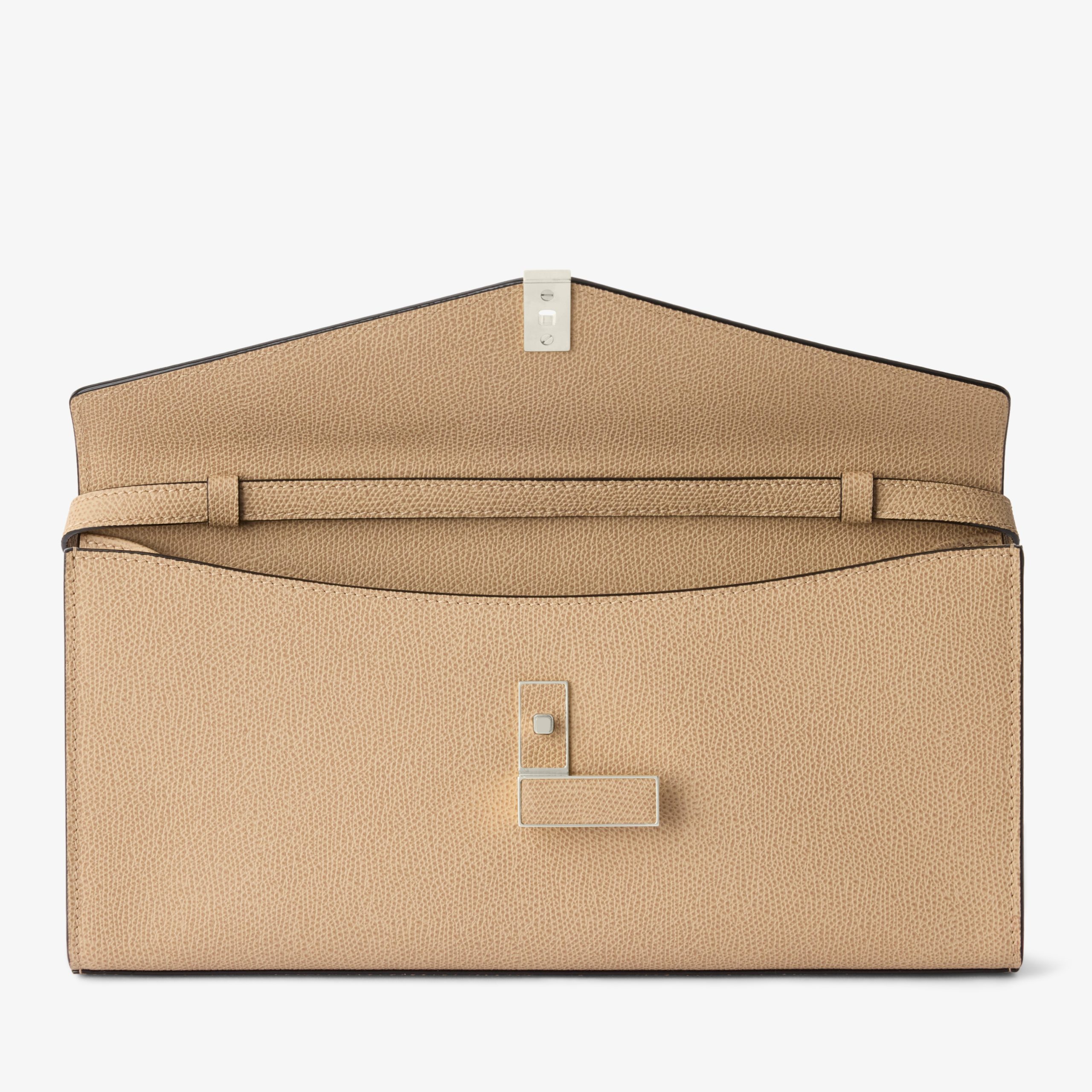 Valextra - Iside Clutch - Beige Chachemire - Image 8