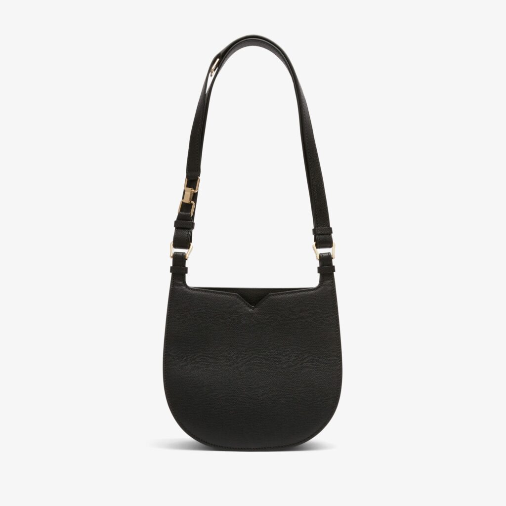 Valextra - Hobo Mini - Black