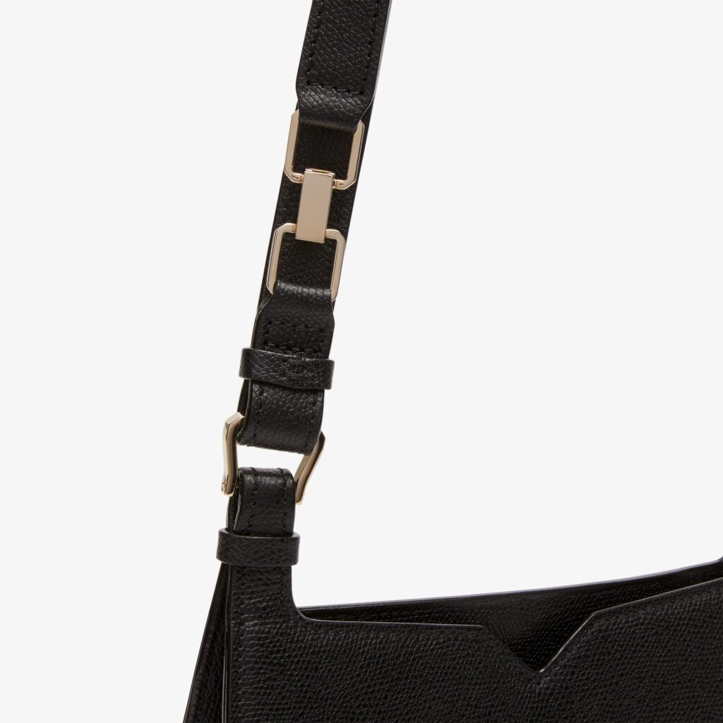 Valextra - Hobo Mini - Black