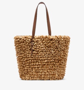 Valextra - Wavy Raffia Tote Bag - Beige - Image 2
