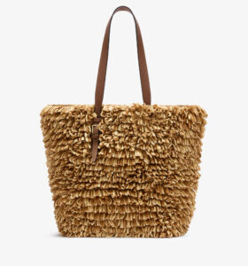 Valextra - Wavy Raffia Tote Bag - Beige - Image 6