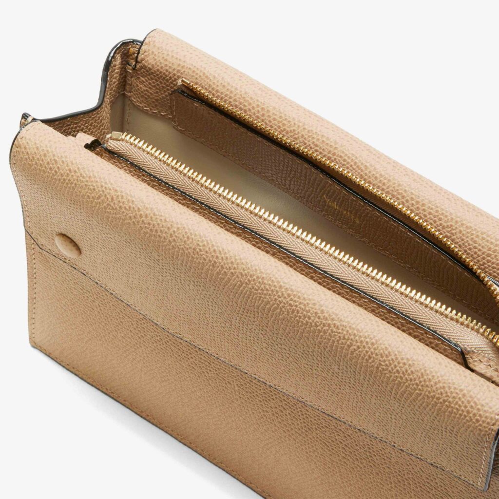 Valextra - Trio Crossbody - Cachemire Beige