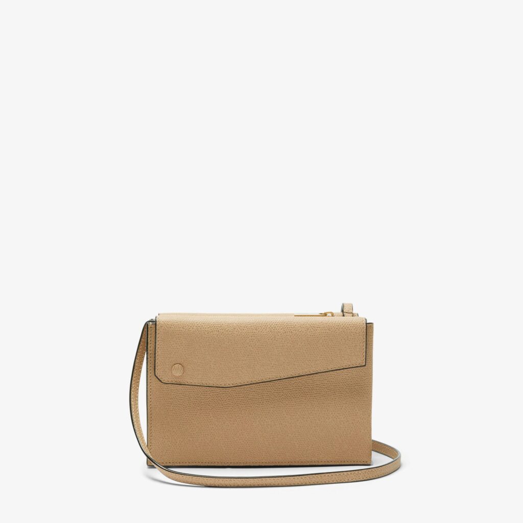 Valextra - Trio Crossbody - Cachemire Beige