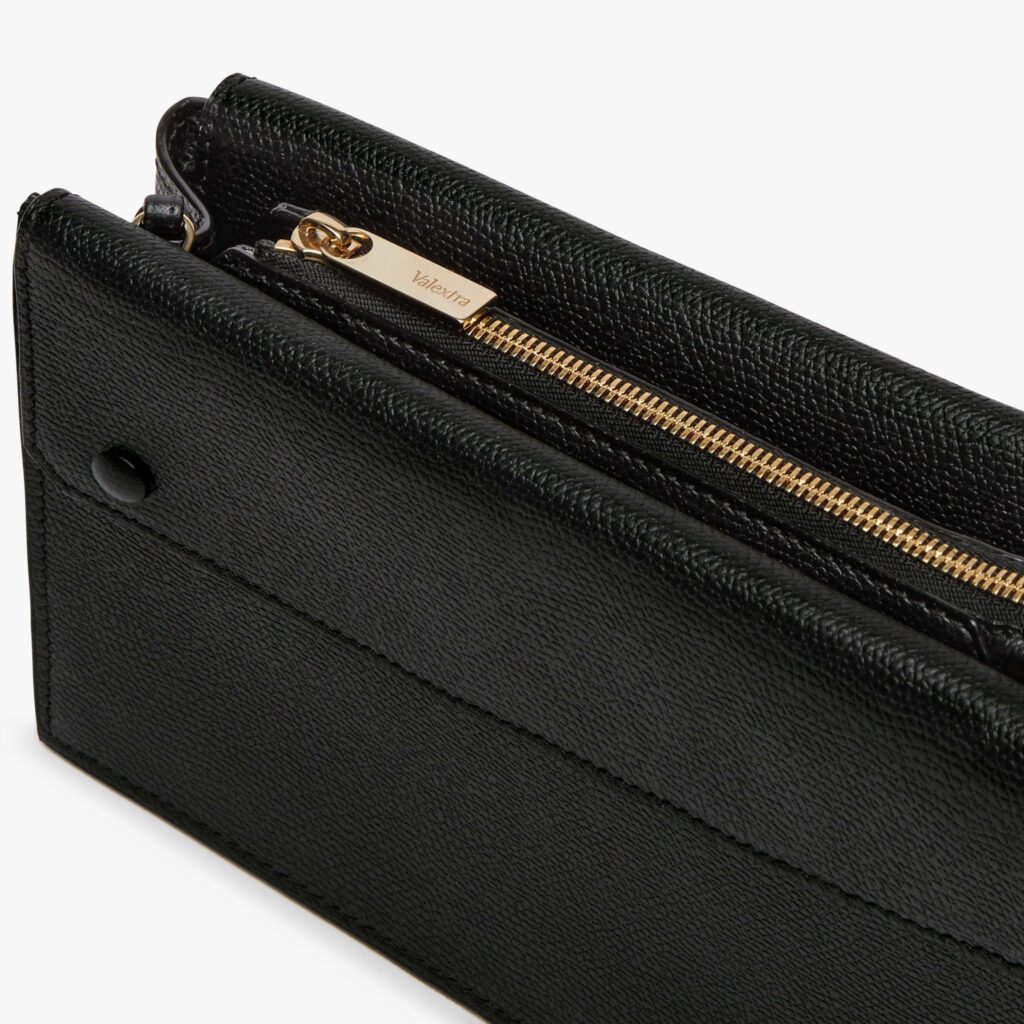 Valextra - Trio Crossbody - Black