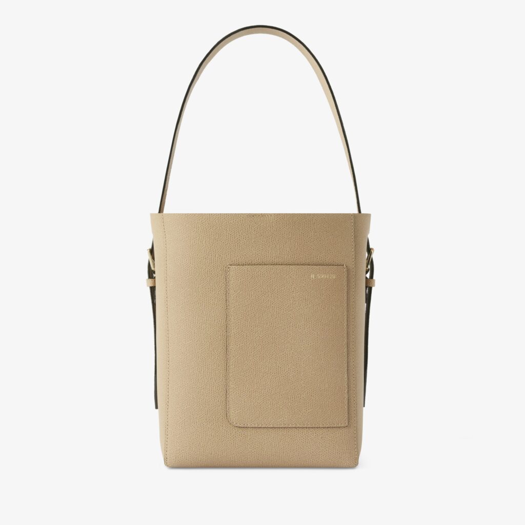 Valextra - Soft Bucket Mini Bag - Beige Chachemire
