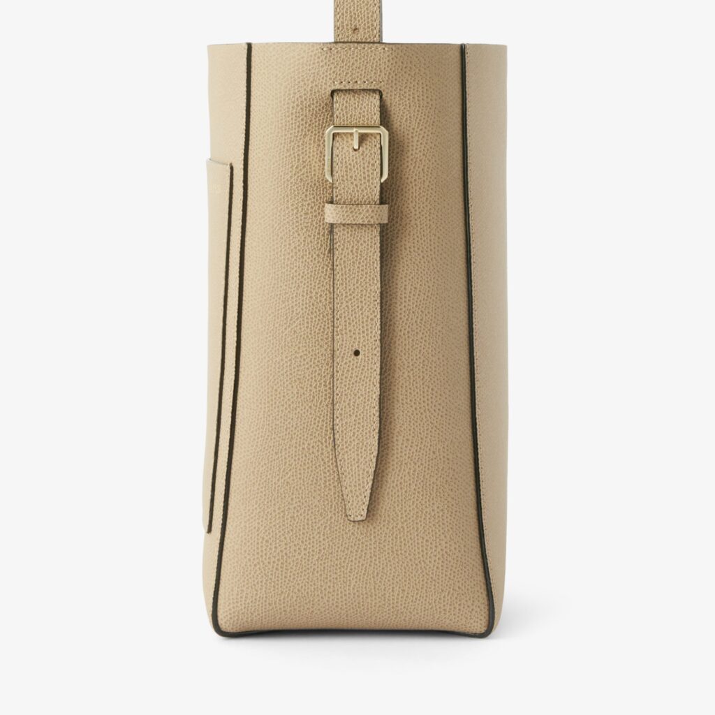Valextra - Soft Bucket Mini Bag - Beige Chachemire