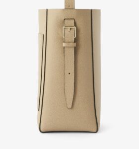 Valextra - Soft Bucket Mini Bag - Beige Chachemire - Image 4