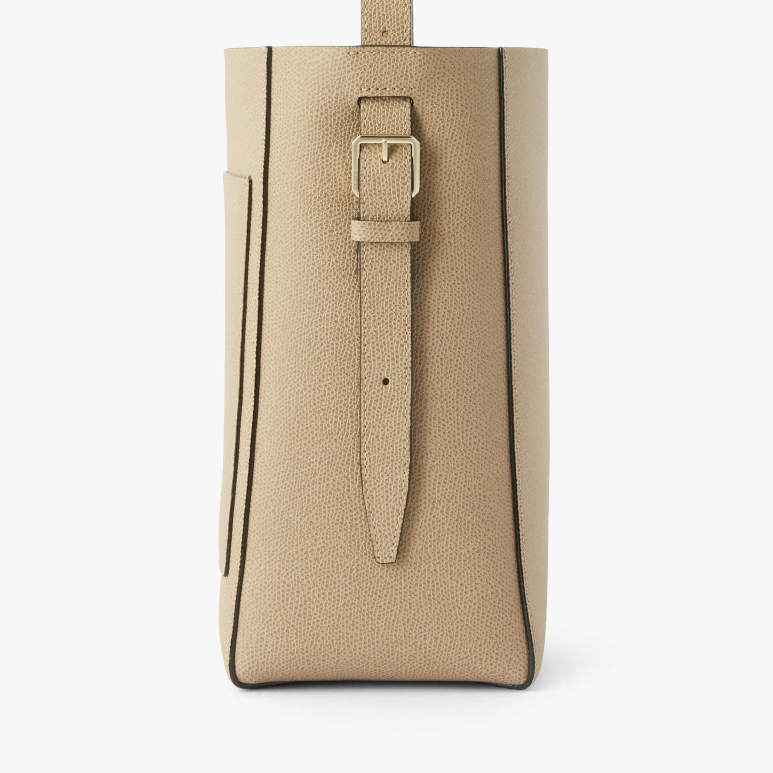Valextra - Soft Bucket Mini Bag - Beige Chachemire - Image 4