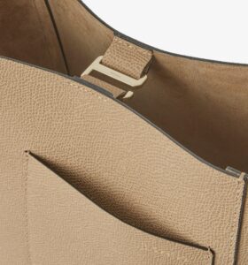 Valextra - Soft Bucket Mini Bag - Beige Chachemire - Image 5