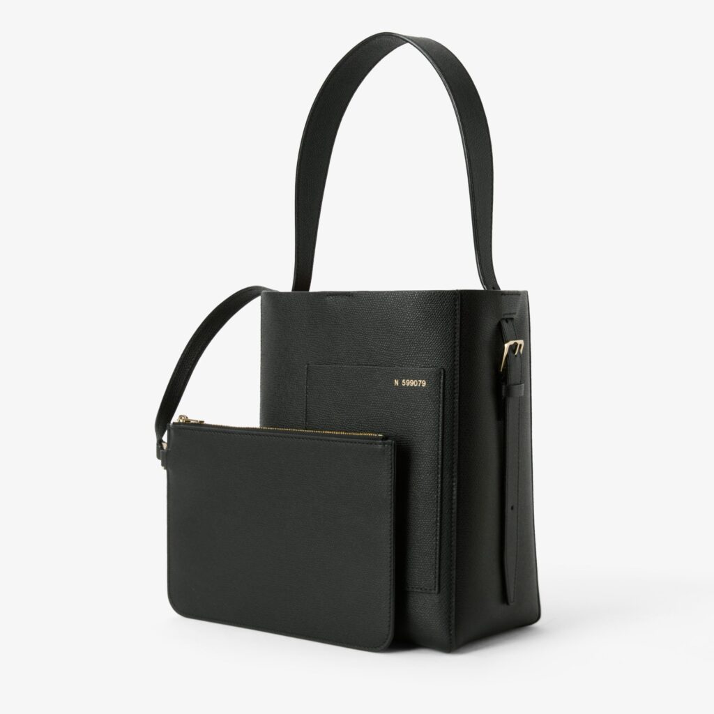 Valextra - Soft Bucket Mini Bag - Black