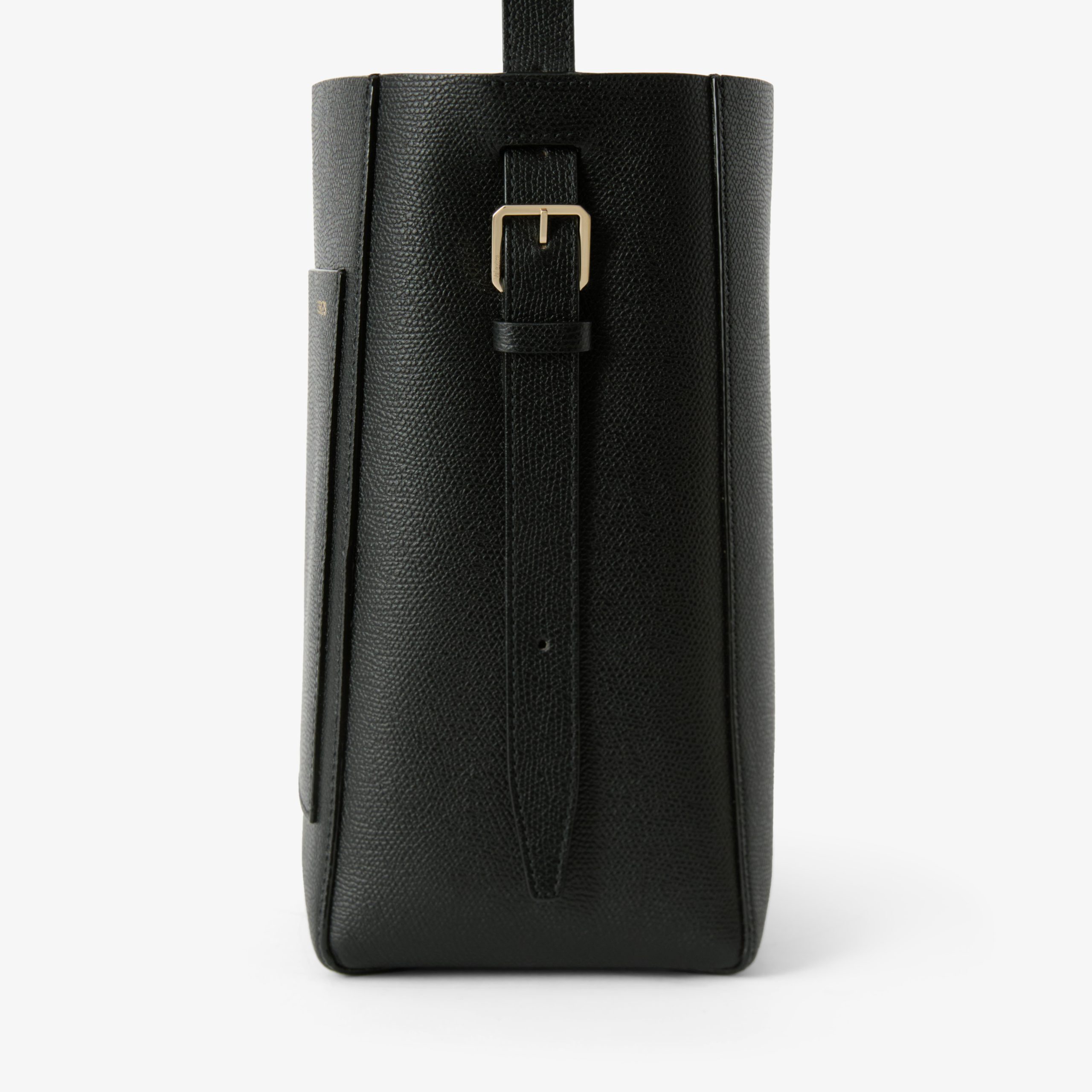 Valextra - Soft Bucket Mini Bag - Black - Image 4