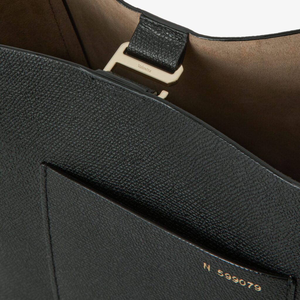 Valextra - Soft Bucket Mini Bag - Black