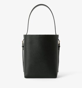 Valextra - Soft Bucket Mini Bag - Black - Image 5