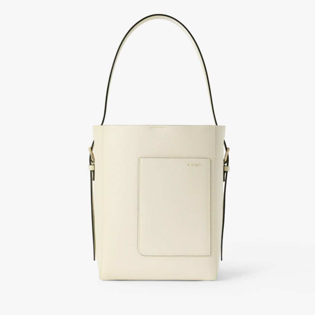Valextra - Soft Bucket Mini Bag - Pergamena