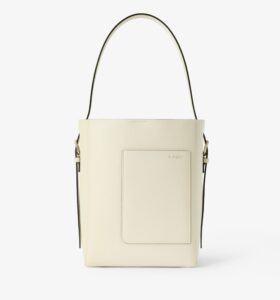 Valextra - Soft Bucket Mini Bag - Pergamena - Image 2