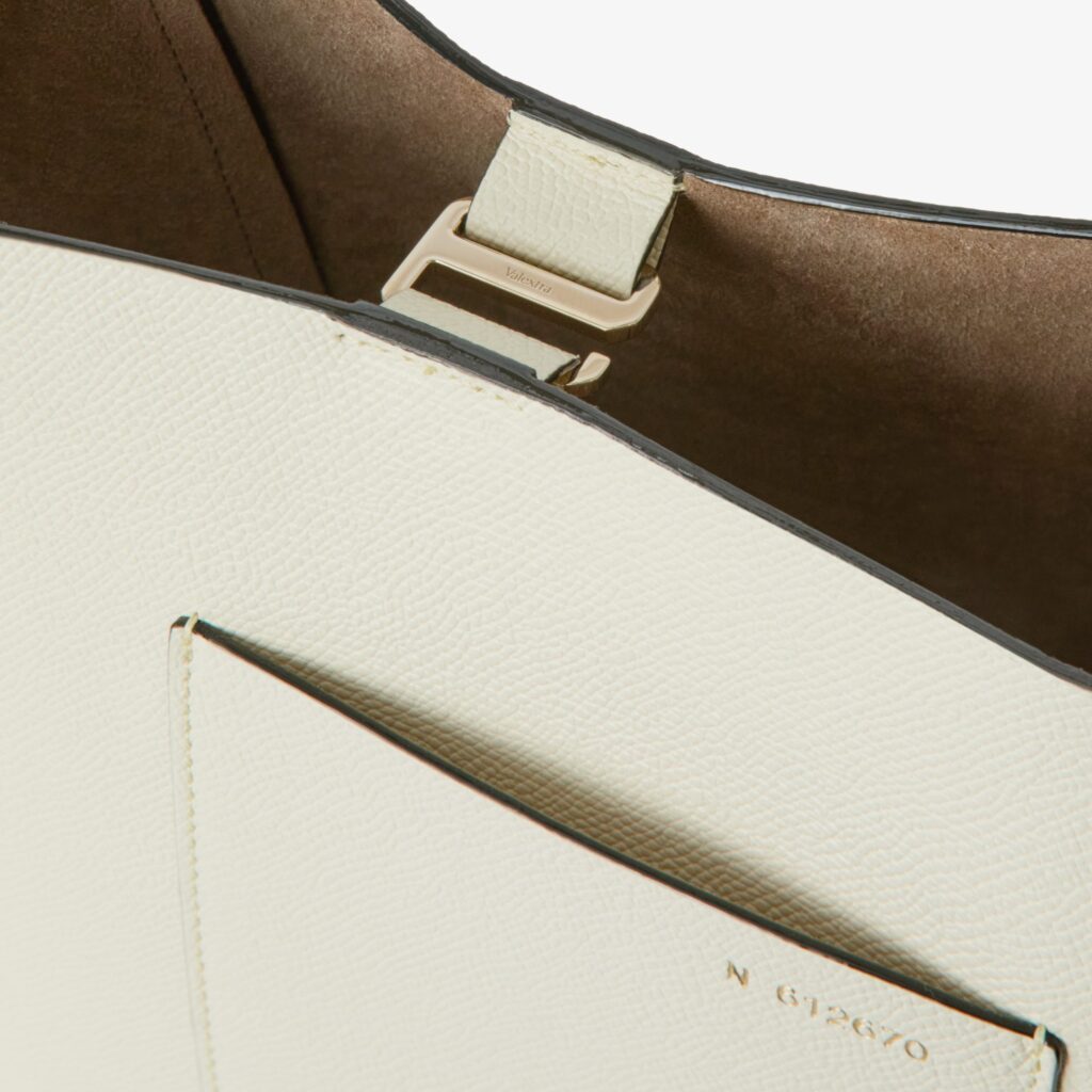 Valextra - Soft Bucket Mini Bag - Pergamena