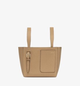 Valextra - Soft Bucket Micro Bag - Beige Cachemire - Image 1