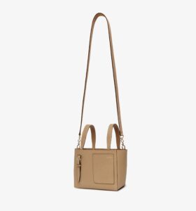 Valextra - Soft Bucket Micro Bag - Beige Cachemire - Image 5