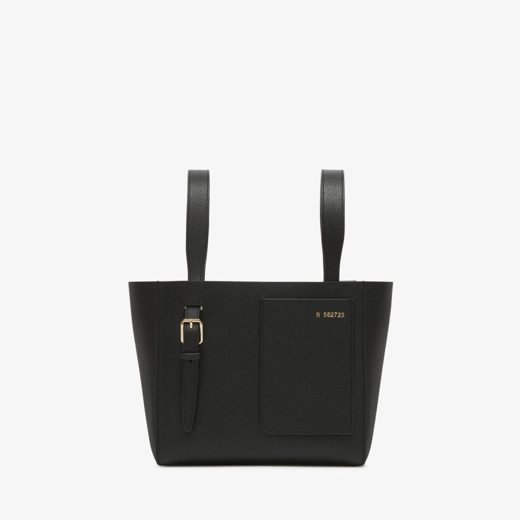 Valextra - Soft Bucket Micro Bag - Black