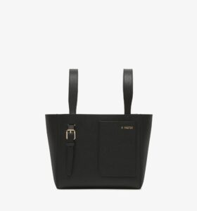 Valextra - Soft Bucket Micro Bag - Black - Image 2