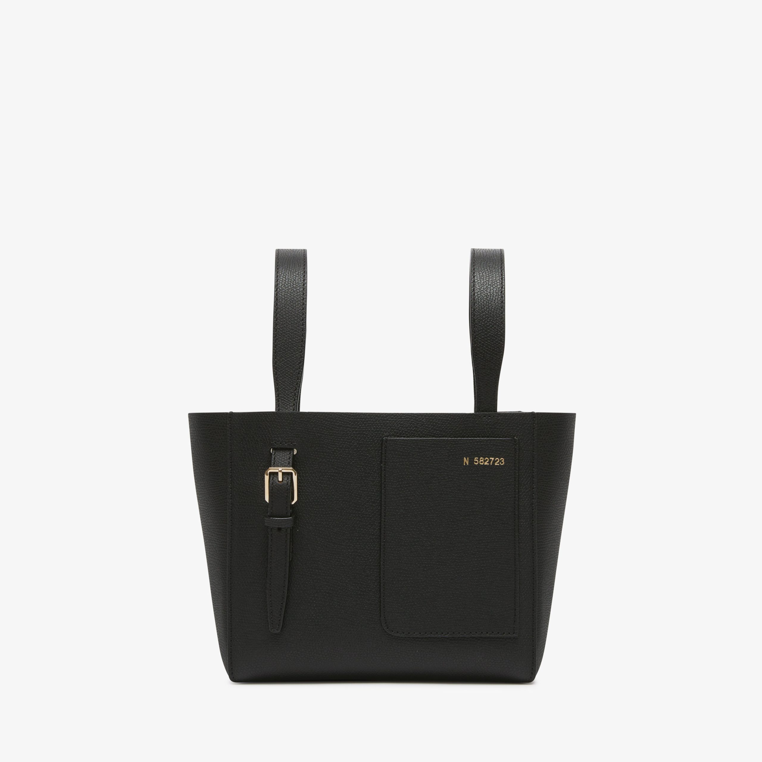 Valextra - Soft Bucket Micro Bag - Black - Image 2
