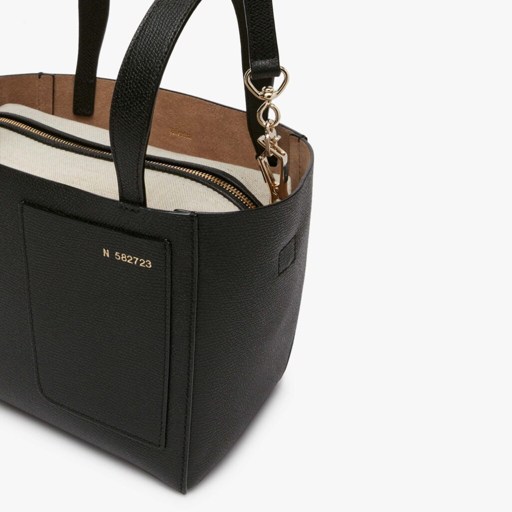Valextra - Soft Bucket Micro Bag - Black