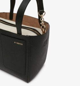 Valextra - Soft Bucket Micro Bag - Black - Image 3