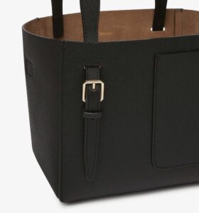 Valextra - Soft Bucket Micro Bag - Black - Image 4