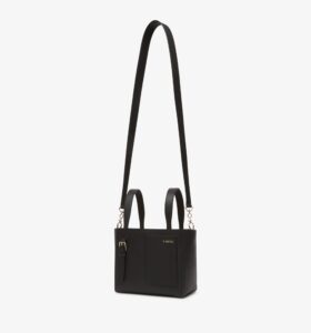 Valextra - Soft Bucket Micro Bag - Black - Image 5