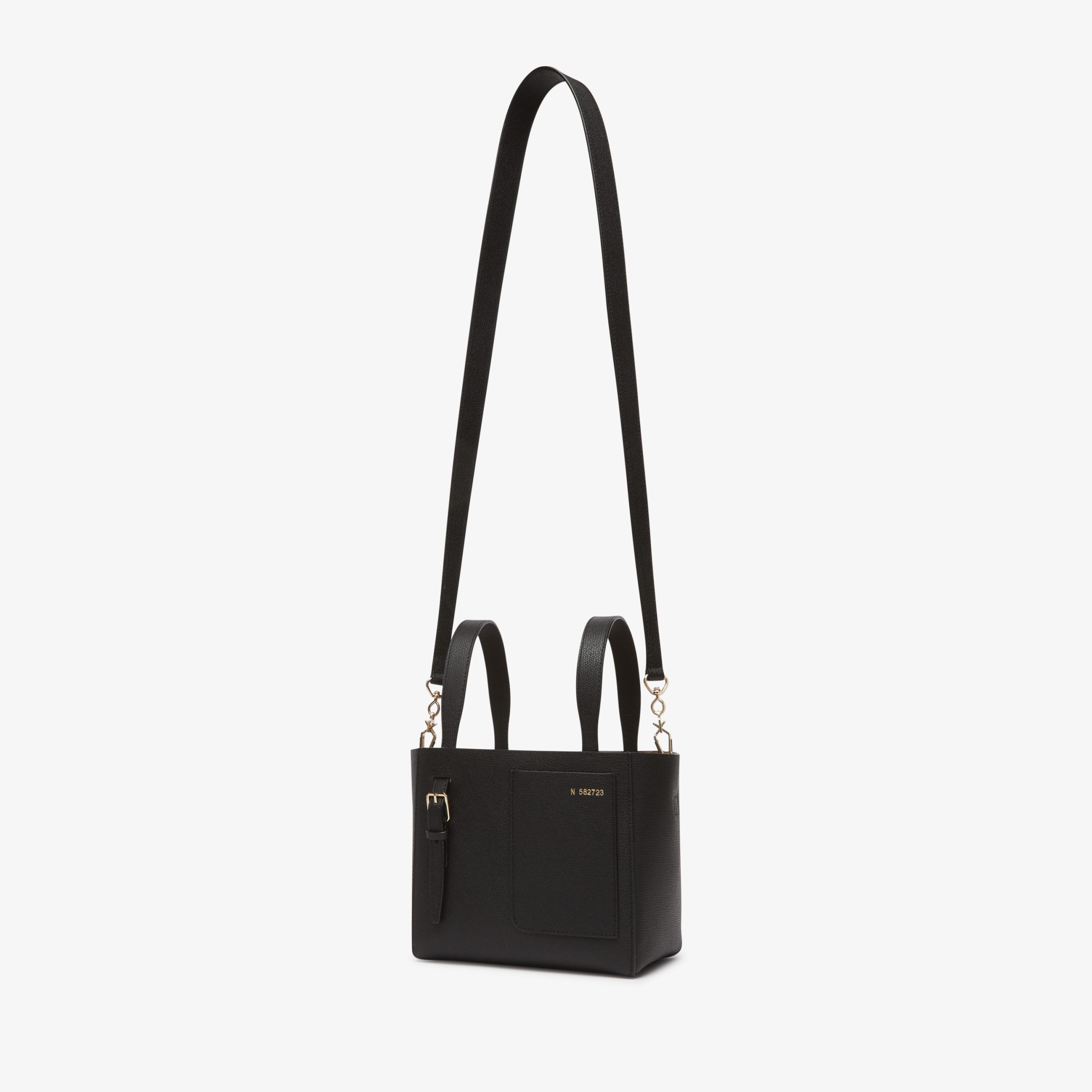 Valextra - Soft Bucket Micro Bag - Black - Image 5